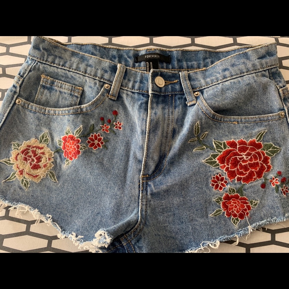 🌺 Denim Shorts from Forever 21